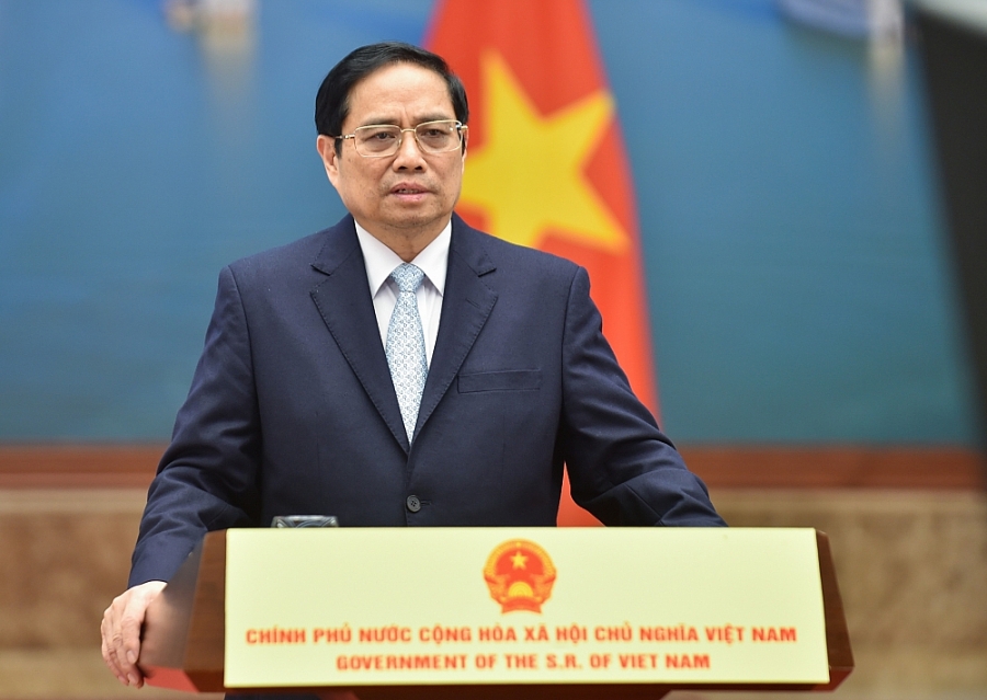 Thủ tướng Phạm Minh Chính khẳng định, Việt Nam nhận thức rõ tầm quan trọng của việc chuyển đổi cơ cấu nguồn năng lượng theo hướng nâng cao tỷ trọng năng lượng tái tạo