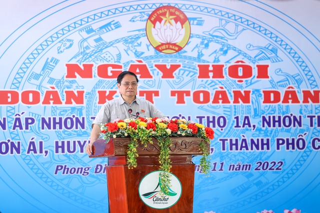 Thủ tướng Phạm Minh Chính: Đại đoàn kết phải diễn ra hằng ngày, hằng giờ ở các khu dân cư, các ngành, các cấp  - Ảnh 3.