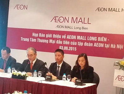 Sắp khai trương Trung tâm thương mại AEON Mall Long Biên 